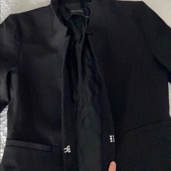 Zara basics black blazer jacket size M - Picture 6 of 6